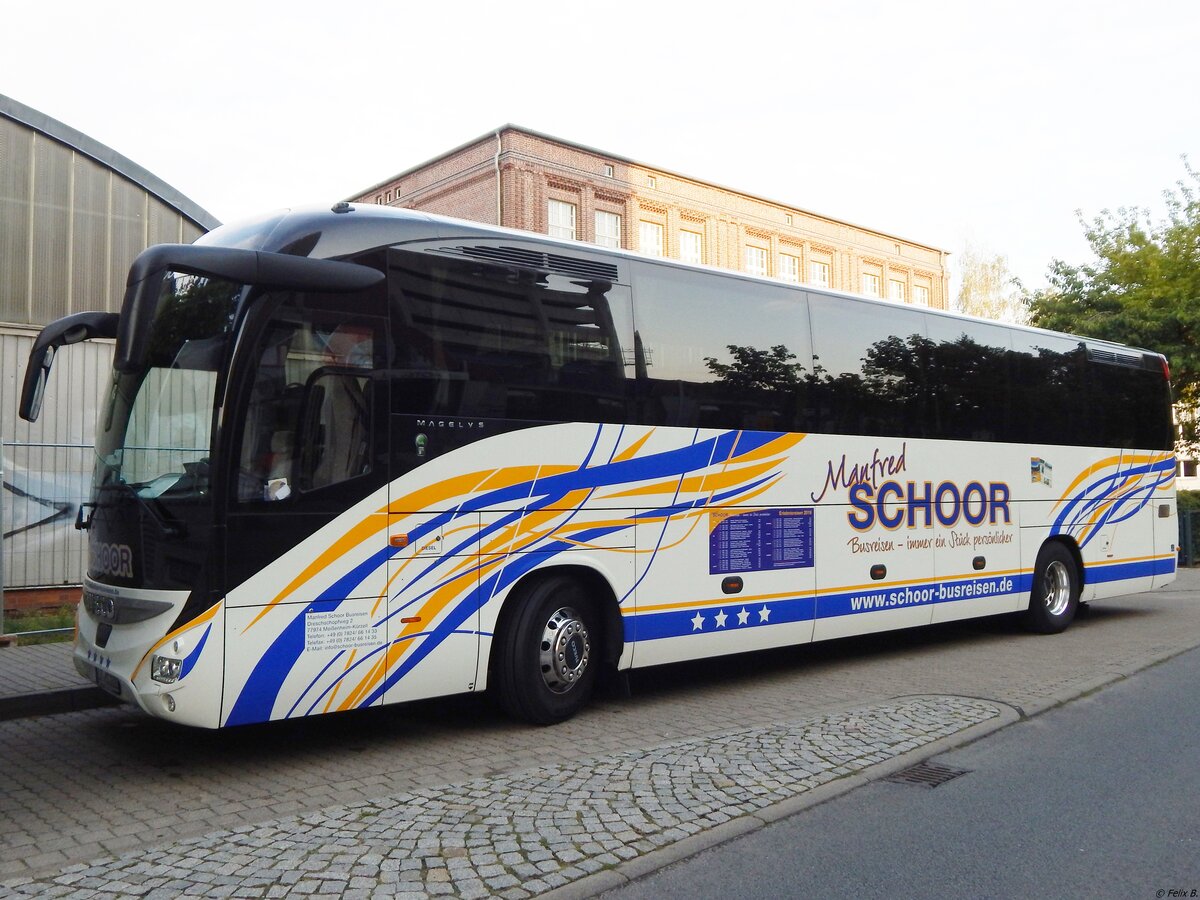 Iveco Magelys von Manfred Schoor Busreisen aus Deutschland in Neubrandenburg am 01.08.2019