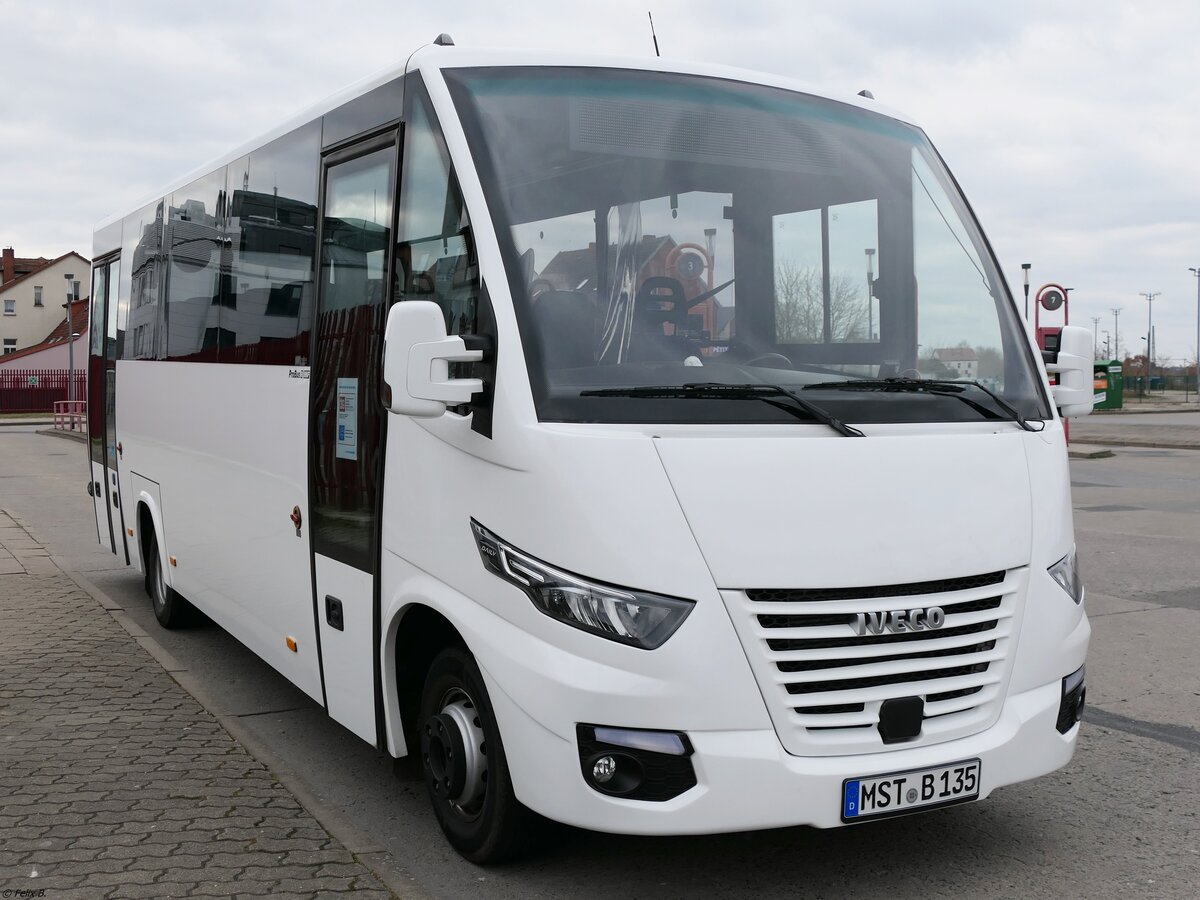 Iveco Probus R/HNF von Braasch-Reisen aus Deutschland in Neubrandenburg am 06.03.2022