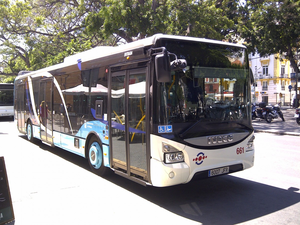 Iveco Urbanway 12, Wagen 661, Malaga, 24.06.2015