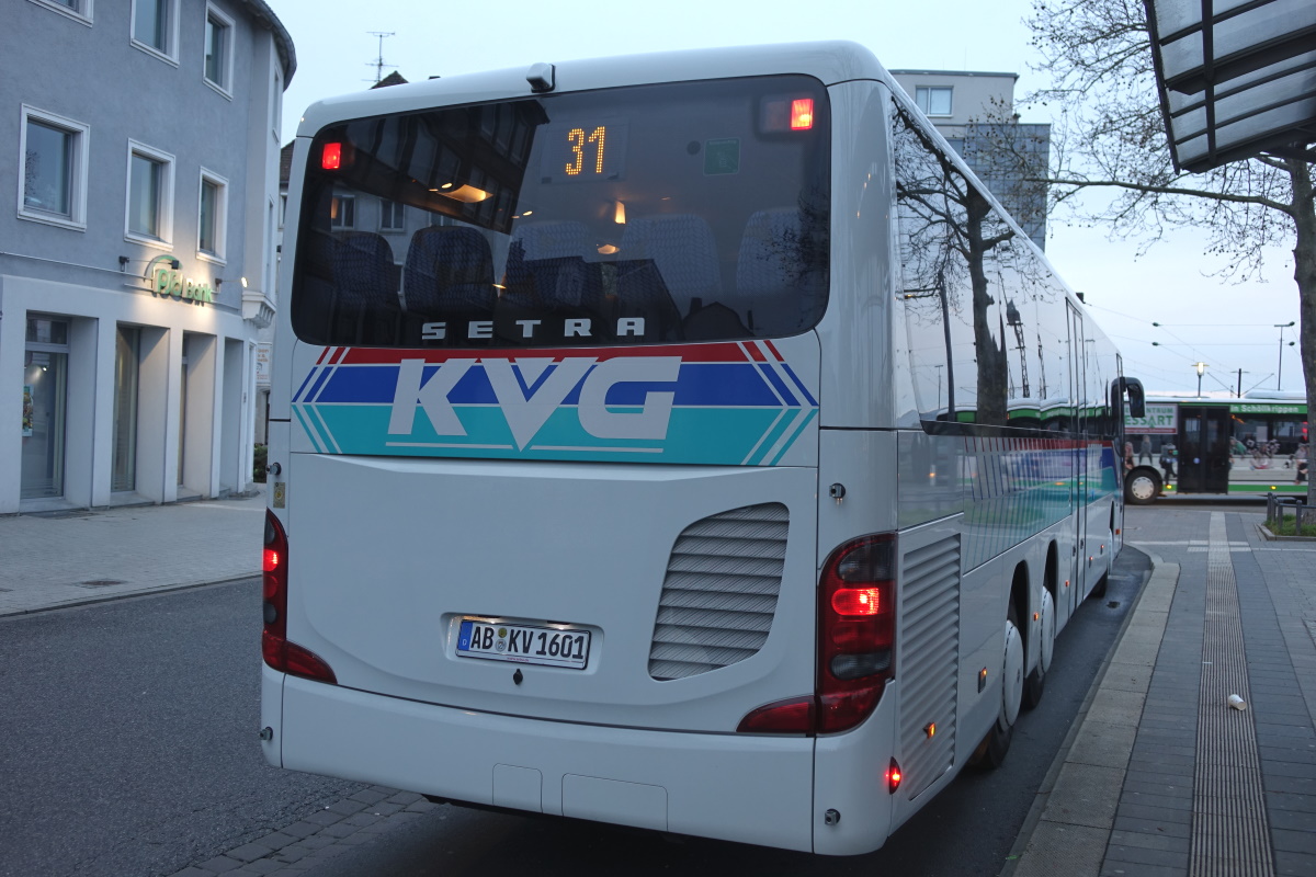 Kahlgrund-Verkehrs-Gesellschaft mbH (KVG) / AB-KV 1601 / Aschaffenburg, Hauptbahnhof/ROB / Setra S 417 UL / Aufnahemdatum: 12.04.2021