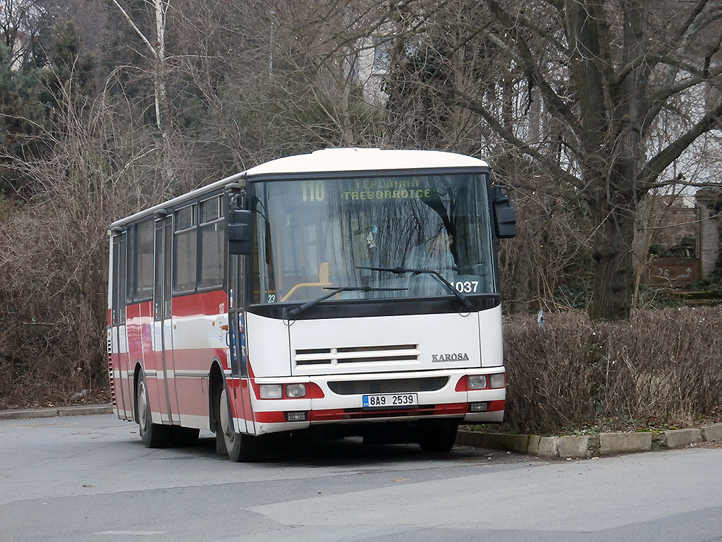 Karosa B731 auf der PID Linie 110 in Prag. (20.01.2015)