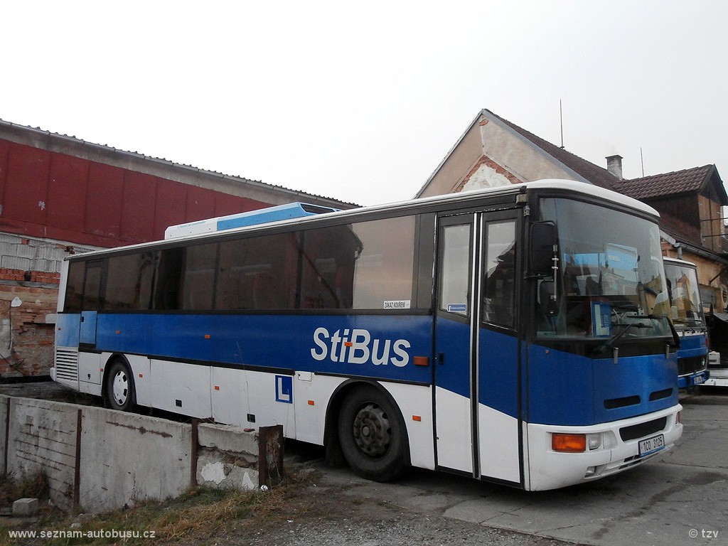 Karosa LC736 - Stibus Betriebshof. Der Wagen wurde auf der Reihe 900 umgebaut.(19.12.2013)