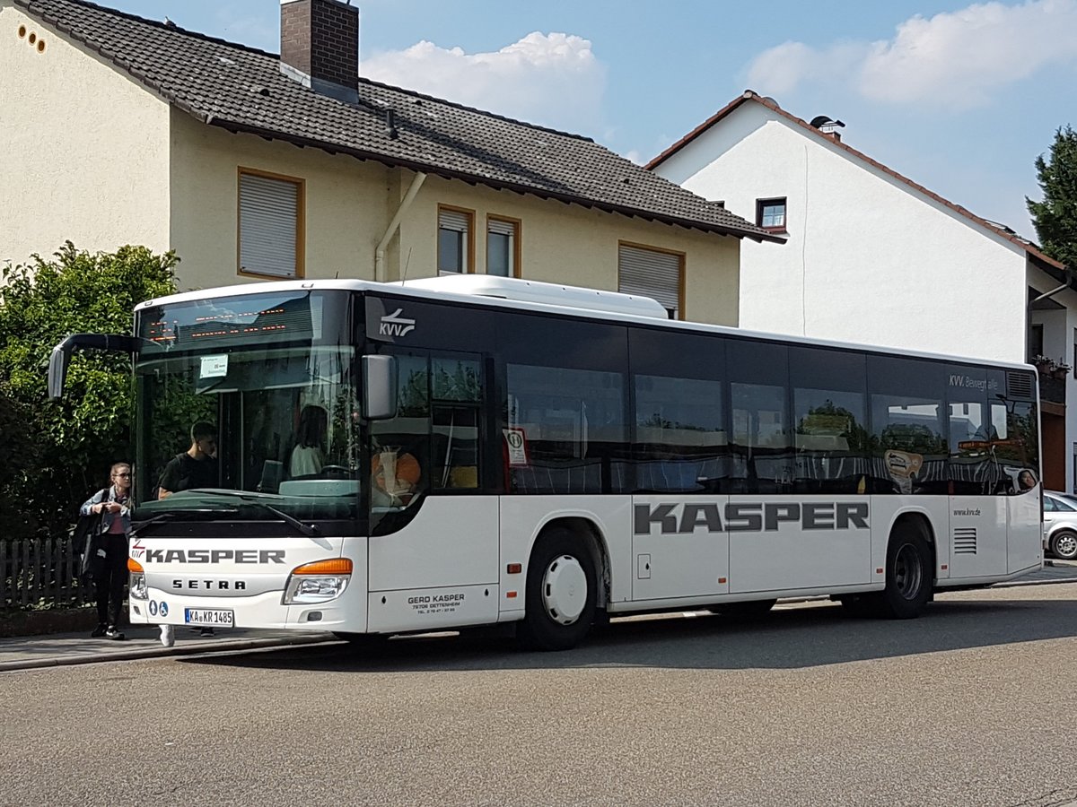 Kasper Reisen Dettenheim ~ Setra S415 NF ~ Mai 2019 Philippsburg Schulzentrum ~ 192 Hochstetten Grenzstraße 