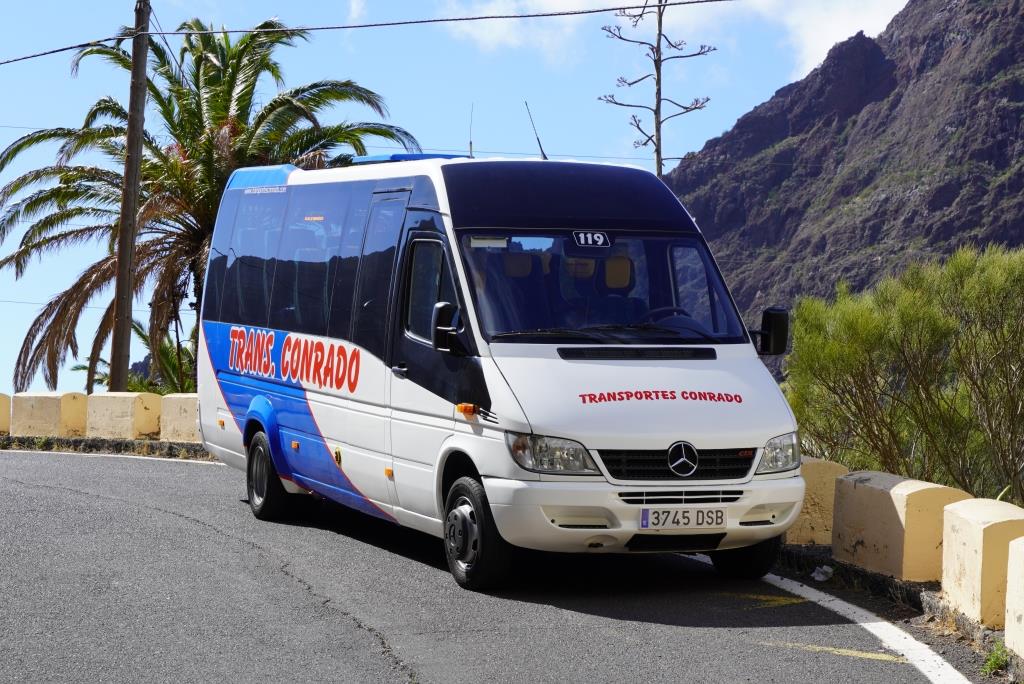 Kleinbus auf Basis Mercedes Sprinter  Conrado , Teneriffa November 2019