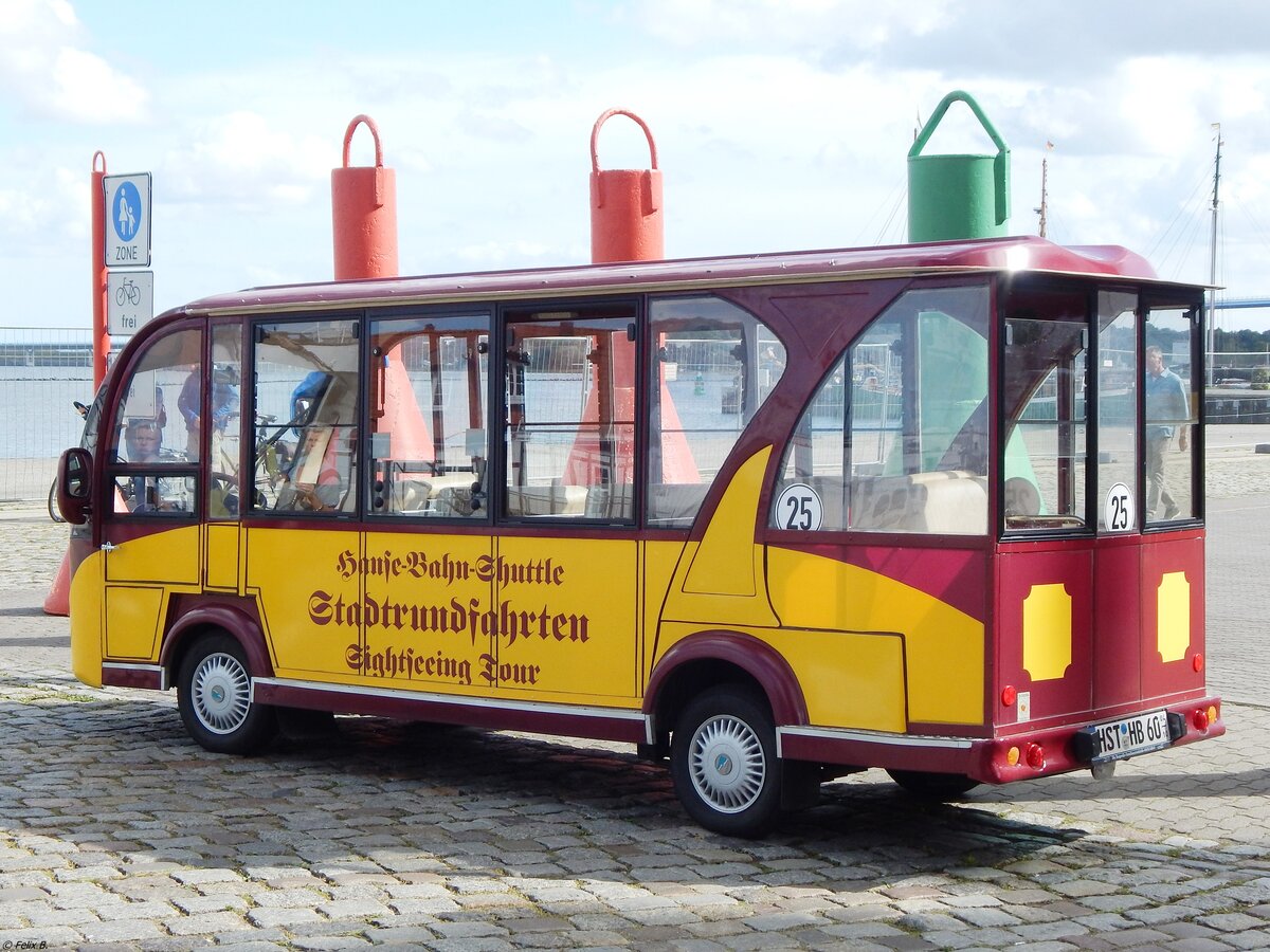 Kleinbus von Hanse-Bahn in Stralsund am 14.09.2019