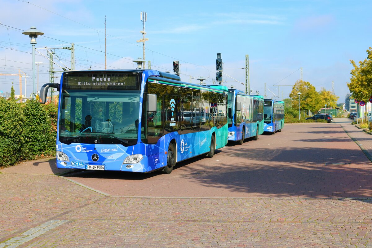 KVG Offenbach Mercedes Benz Citaro 2 am 05.10.22 in Langen (Hessen) Bhf