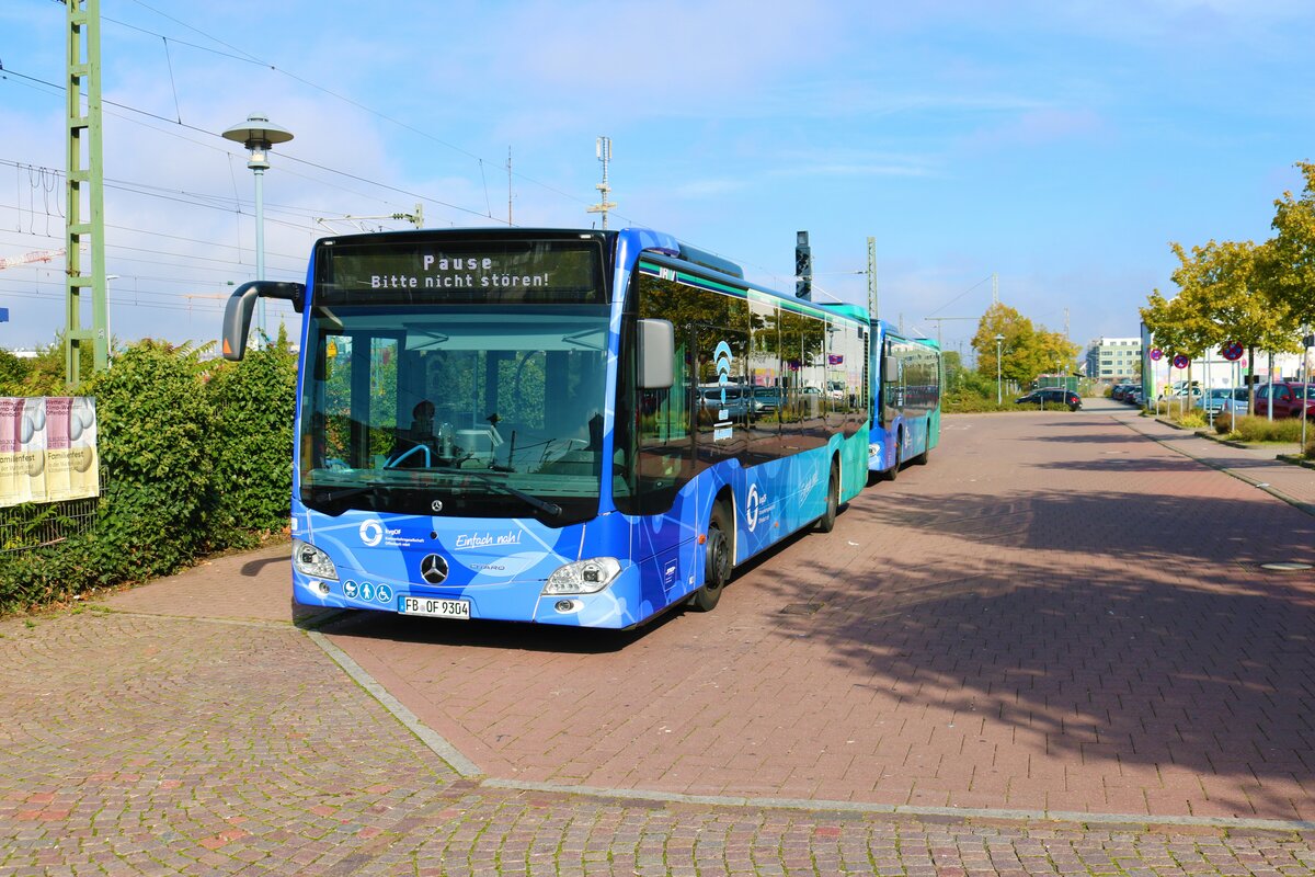 KVG Offenbach Mercedes Benz Citaro 2 am 05.10.22 in Langen (Hessen) Bhf