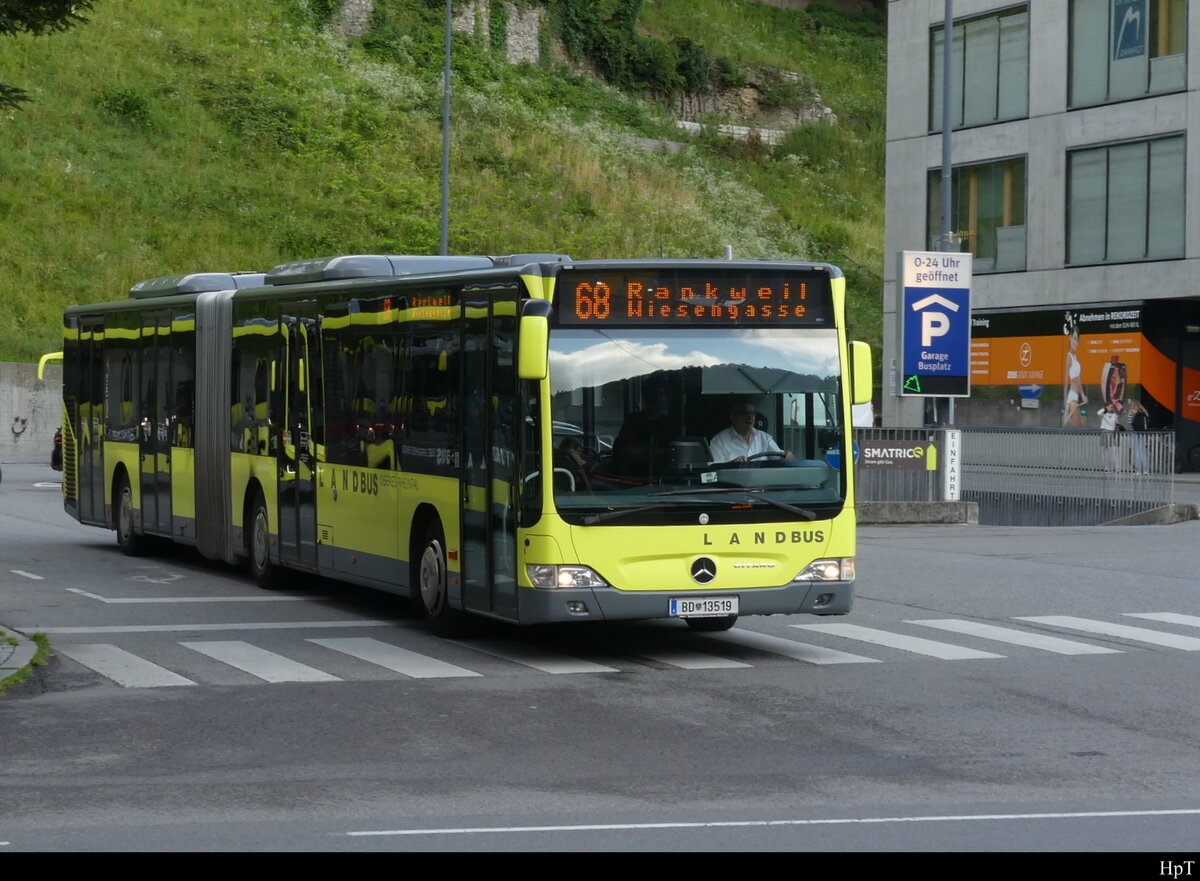L A N DBUS - Mercedes Citaro  BD 13519 unterwegs in Feldkirch am 08.07.2022