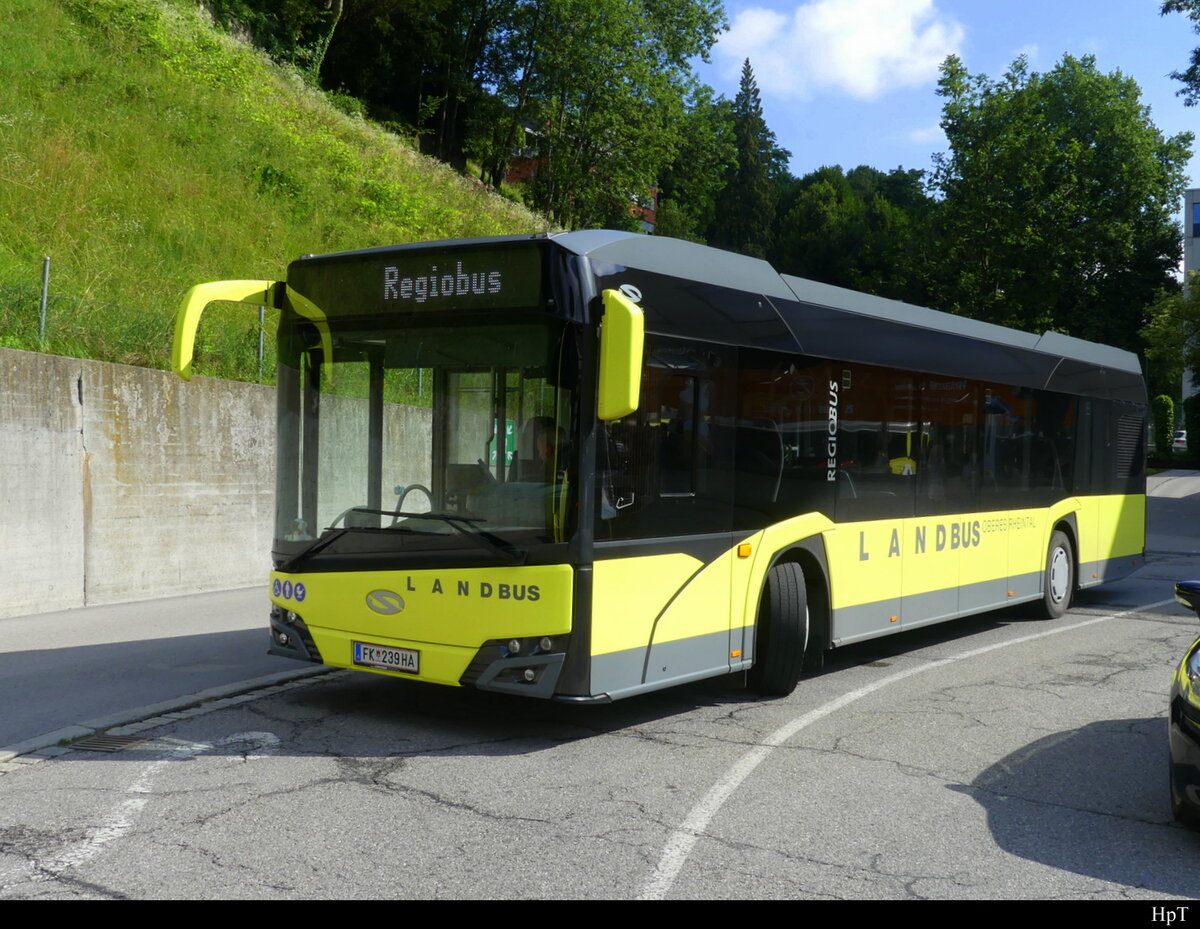 L A N DBUS - Solaris Urbino FK 239 HA unterwegs in Feldkirch am 08.07.2022