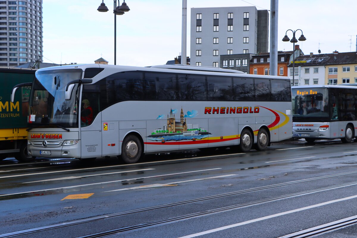 Lehr Reisen Mercedes Benz Tourismo am 16.02.26 in Mainz