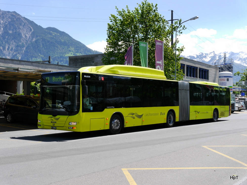 Lichtenstein Bus - MAN Lion`s City  Nr.60  FL 39860 in Buchs/SG am 19.05.2014