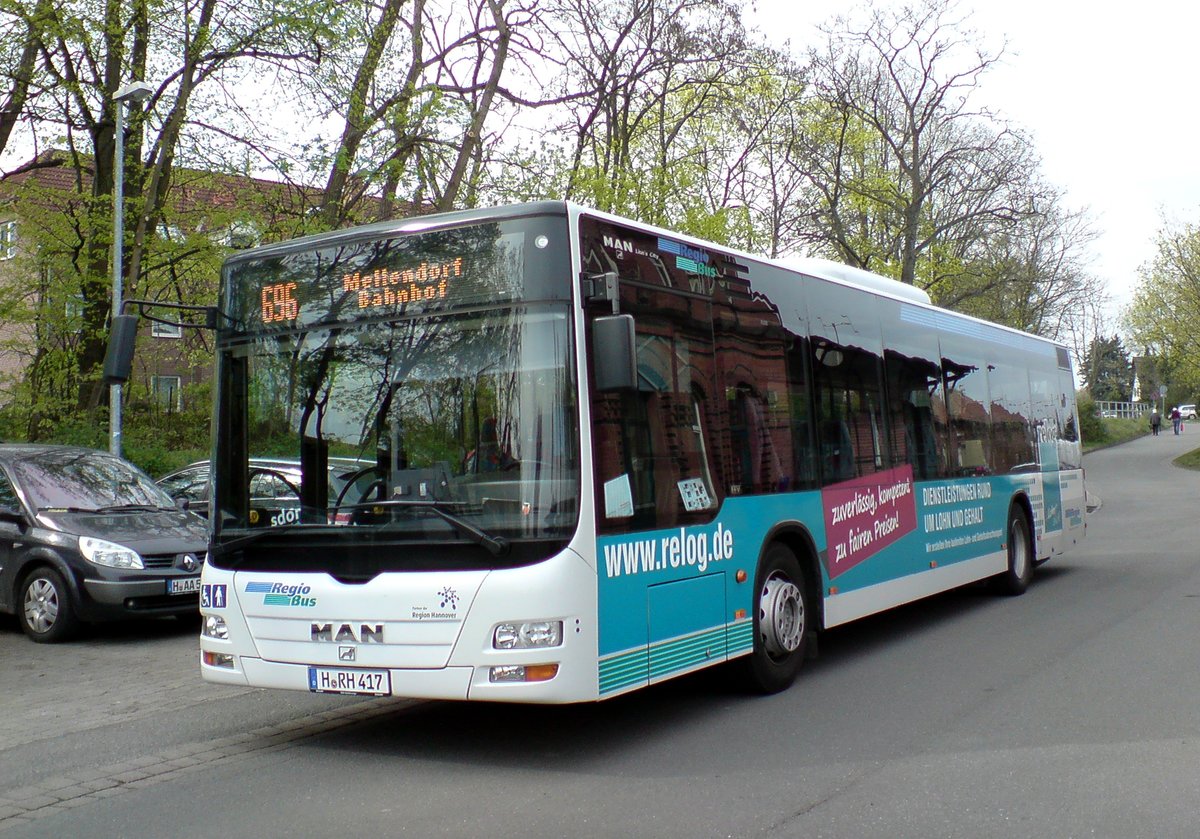 Linie 690 der RegioBus Hannover aufgenommen in Mellendorf am 07.04.2014