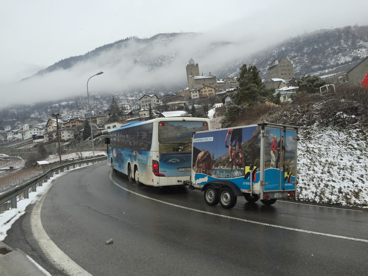 LLB-Reisen - Nr.1/38001 - Setra-Dreiachser -  Linie: Leuk- Leukerbad 



Leuk, 20.02.16