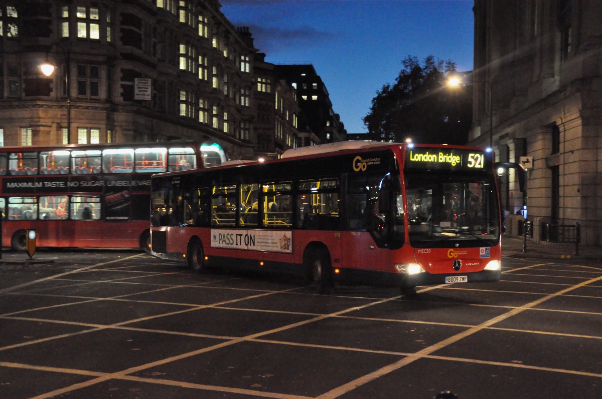 London General, London. Mercedes-Benz Citaro II (Nr.MEC39) in Vernon Place. (14.11.2014)