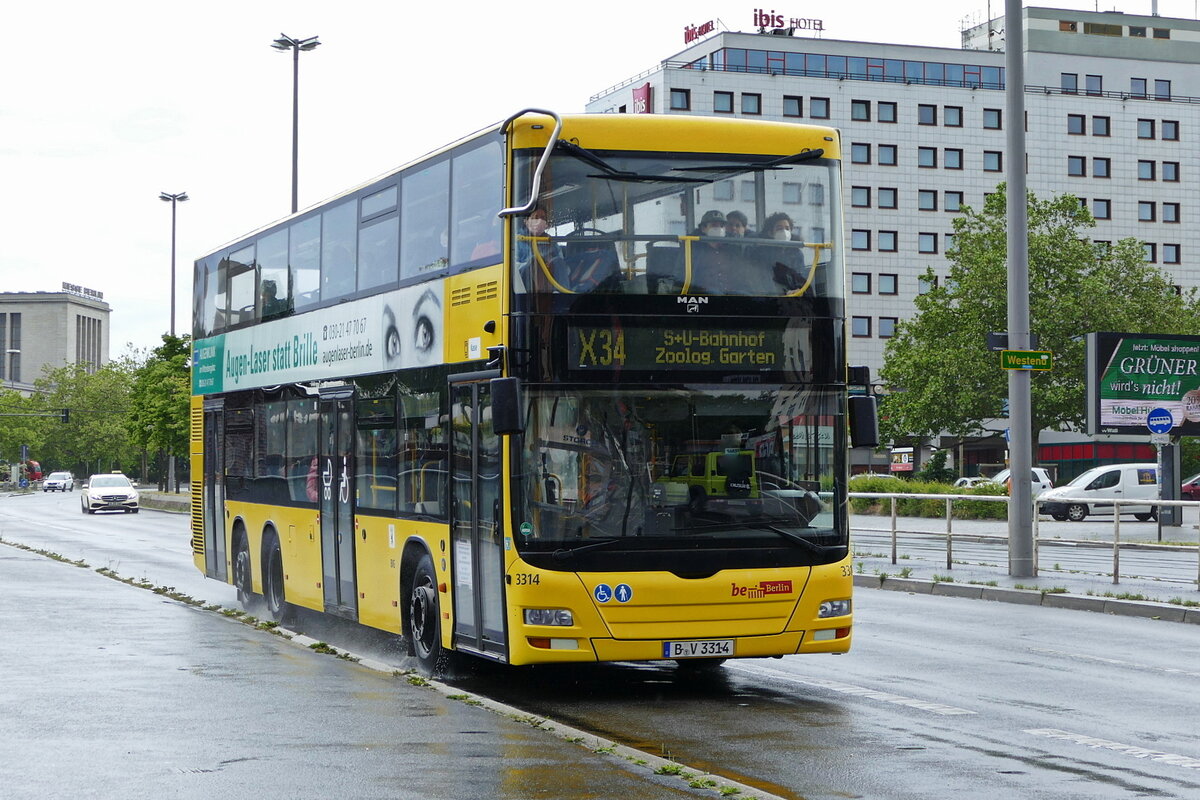 MAN A39 Lion's City (DL07) '3314' der BVG. Berlin im Mai 2020.