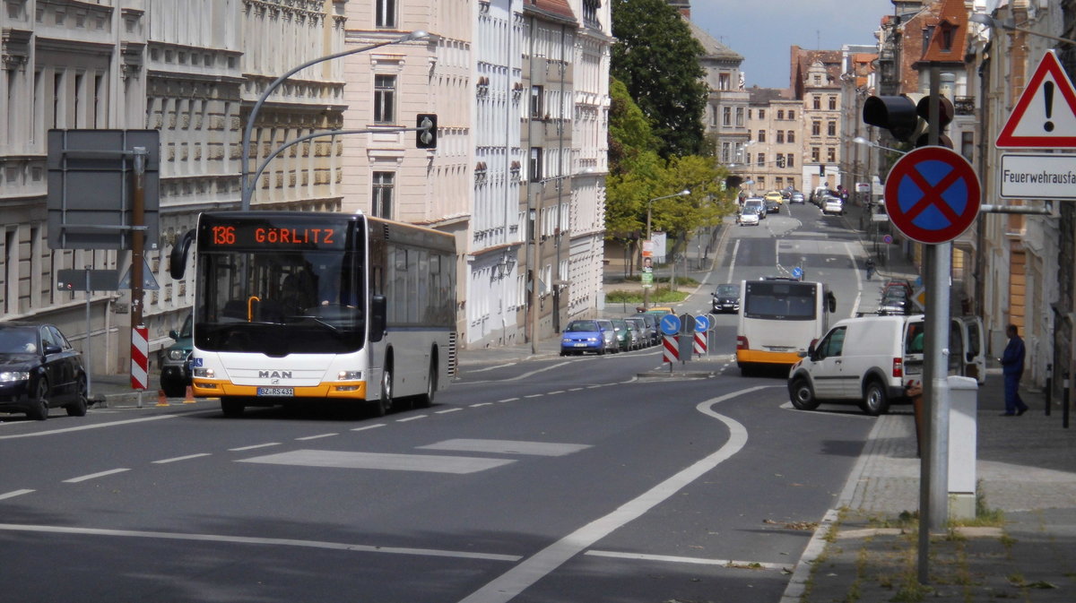 MAN EL263 Lion`s City LE Ü am 13.05.2014 in Görlitz