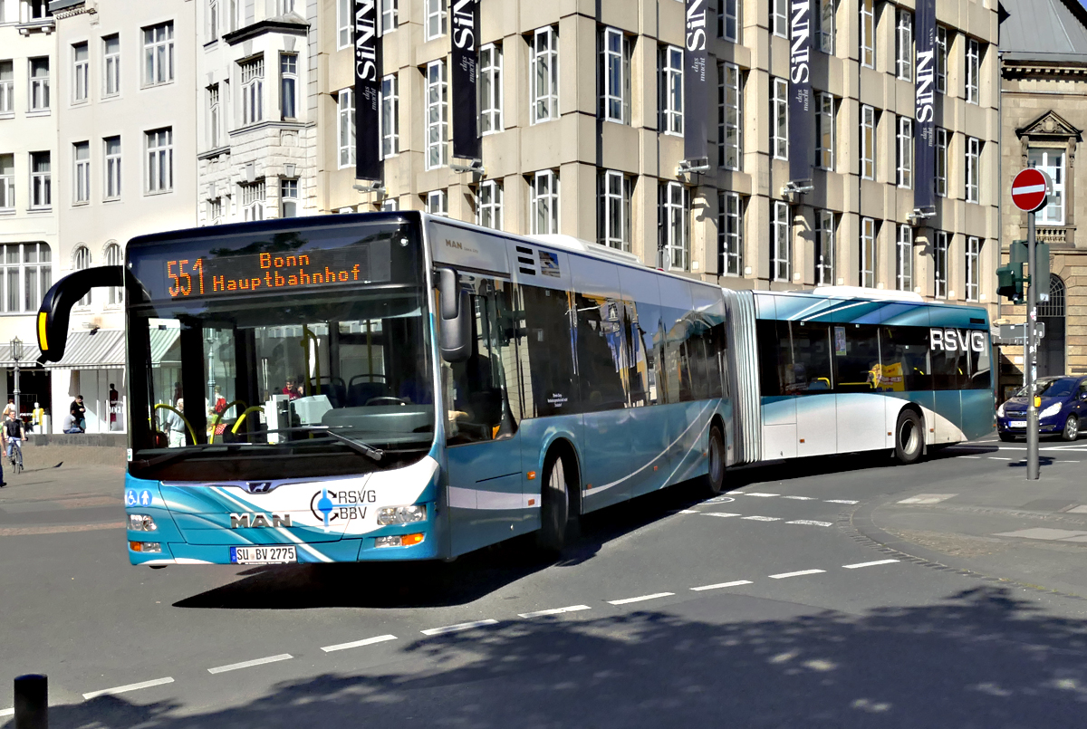 MAN Lion´s City Gelenkbus der RSVG, SU-BV 2775 in Bonn - 14.09.2019