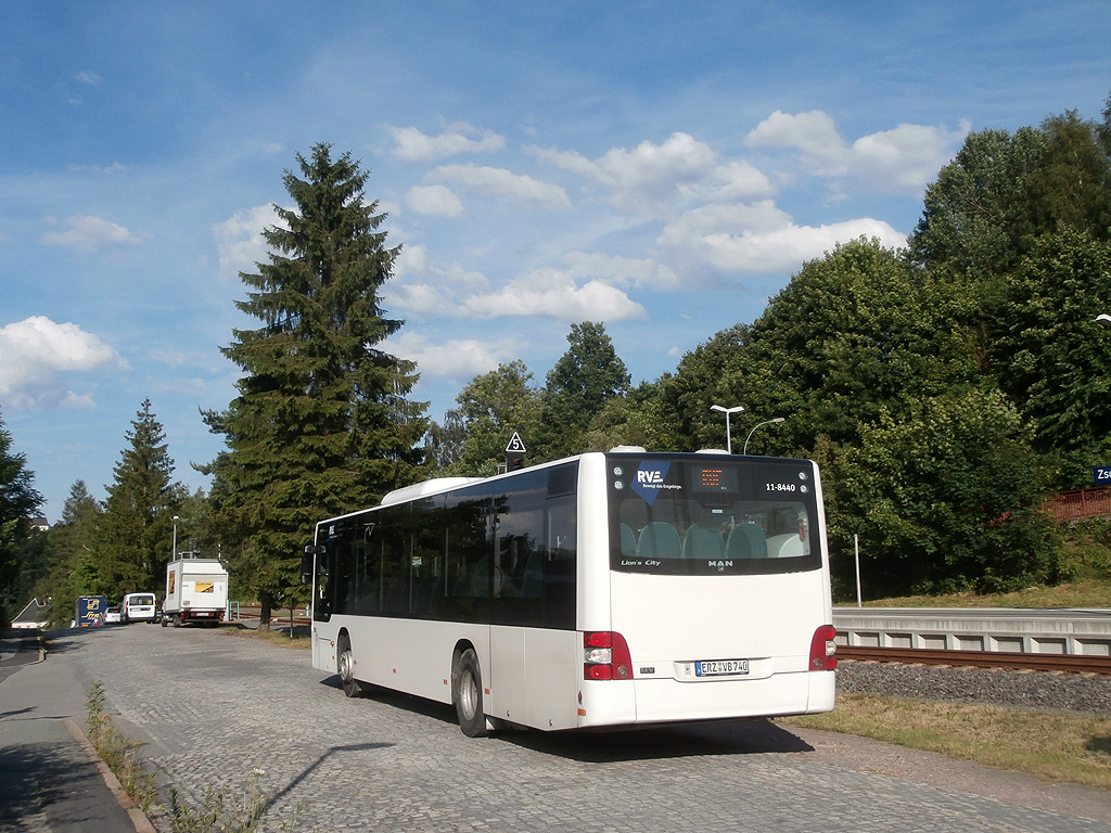 MAN Lion´s City Ü auf der SEV-Linie zwischen Wolkenstein und Zschopau. (27.6.2014)