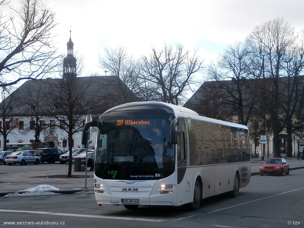 MAN Lion´s Regio - Erstzulassung 1/2014 - in Marienberg. (6.2.2014)