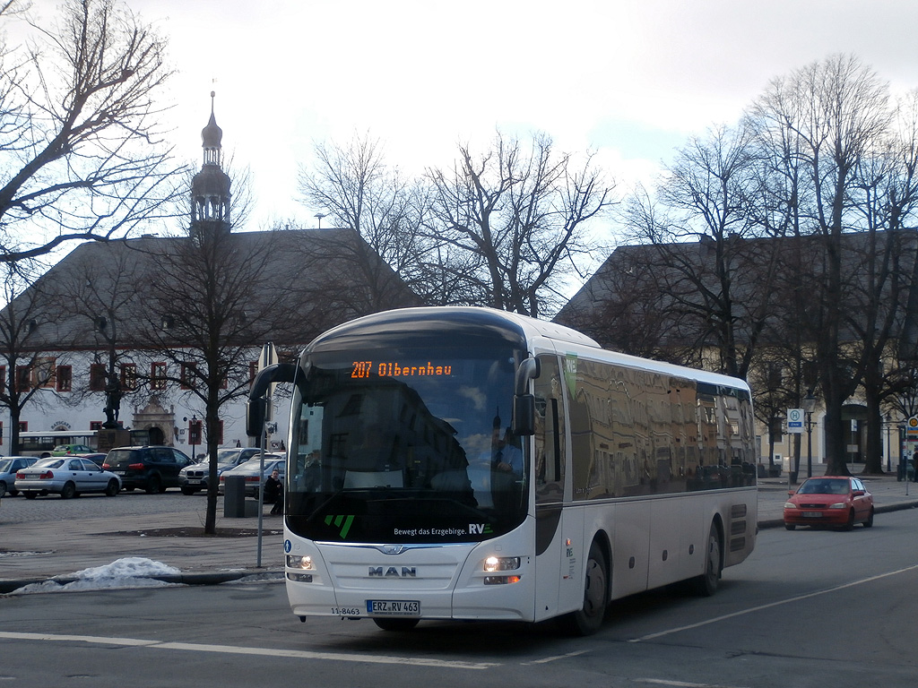 MAN Lion´s Regio in Marienberg. (6.2.2014)