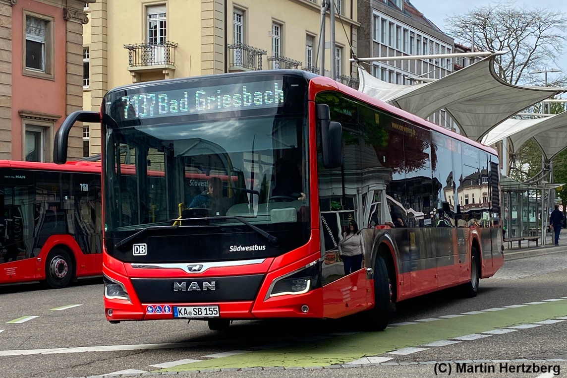 MAN Lion's City 12  Südwestbus , Offenburg April 2026