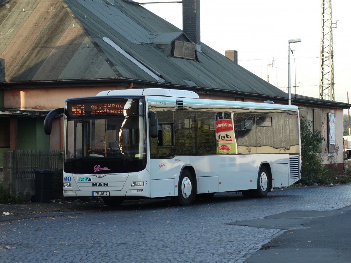 MAN Lions City auf der Linie 551 am 05.11.15 Bad Vilbel Bhf
