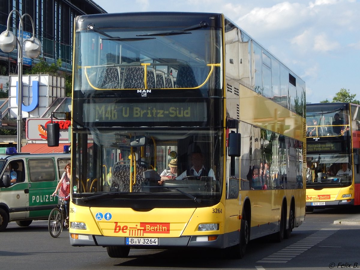 MAN Lion's City DD der BVG in Berlin am 09.06.2016