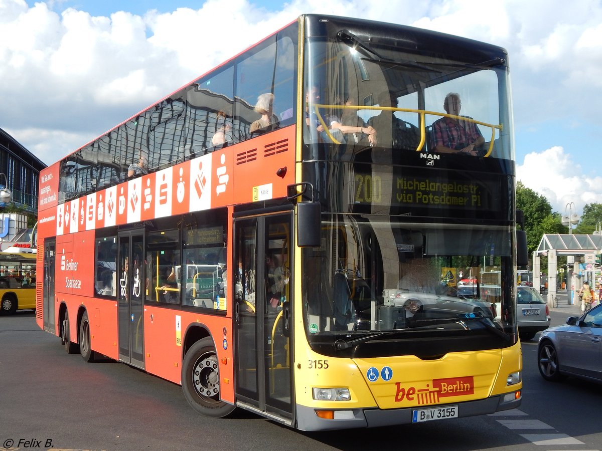 MAN Lion's City DD der BVG in Berlin am 09.06.2016