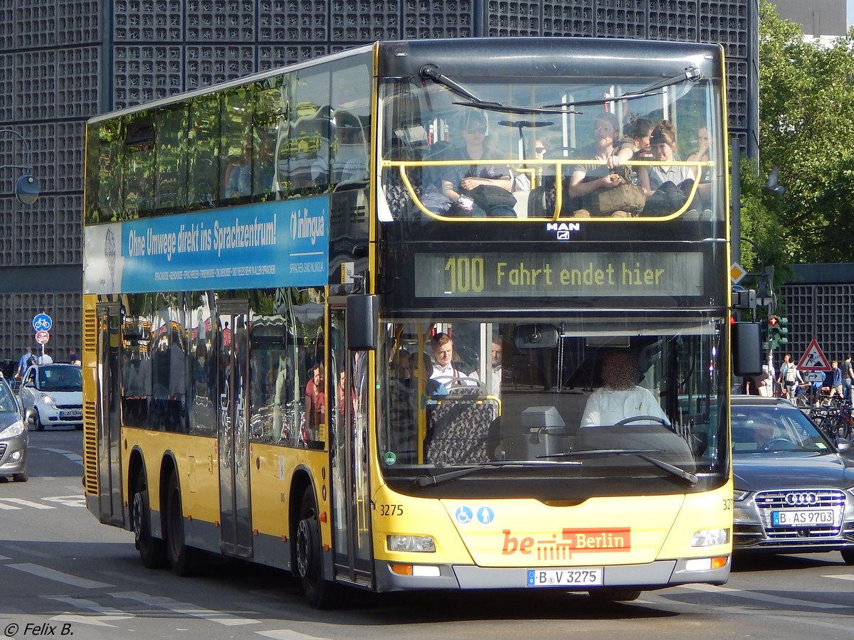 MAN Lion's City DD der BVG in Berlin am 09.06.2016