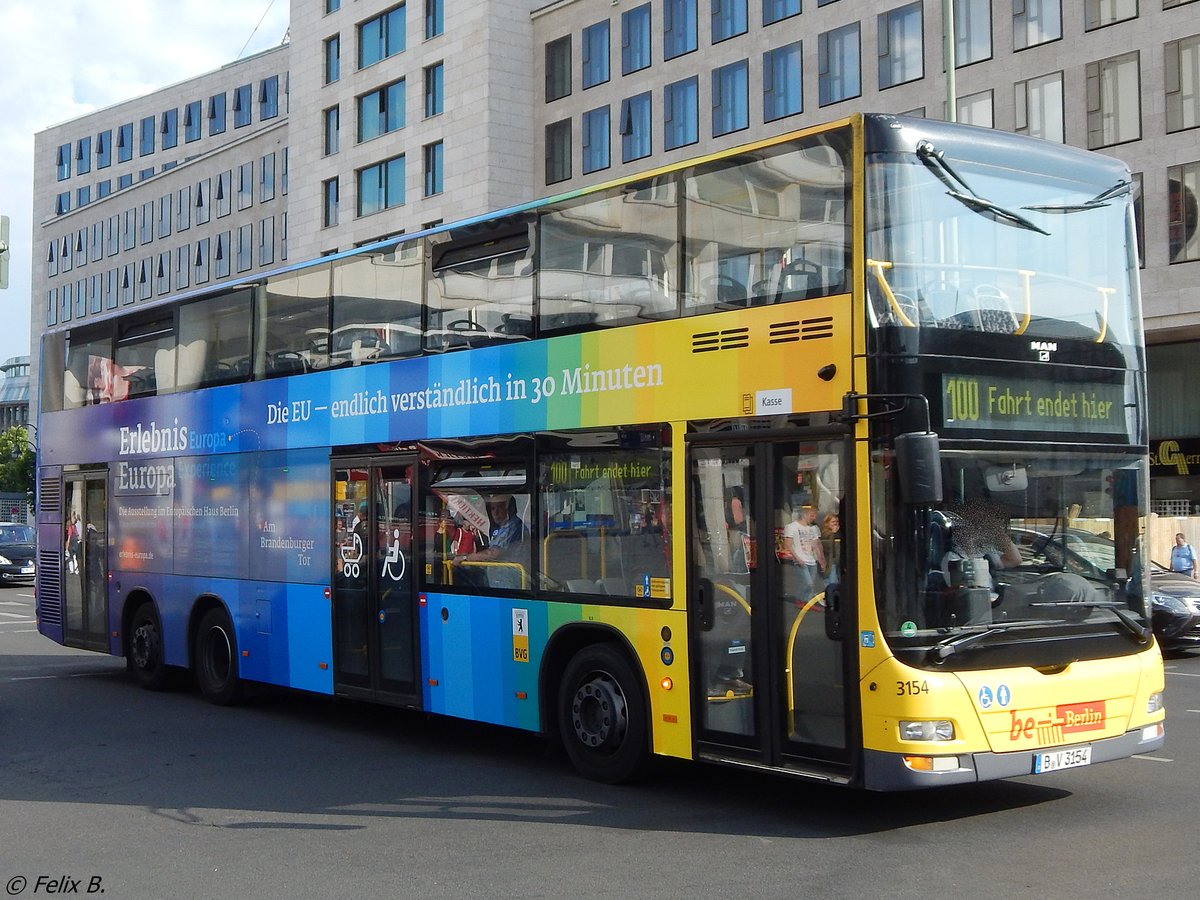 MAN Lion's City DD der BVG in Berlin am 09.06.2016