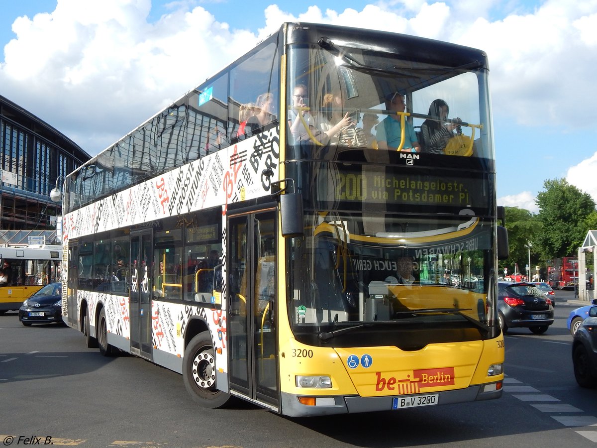 MAN Lion's City DD der BVG in Berlin am 09.06.2016