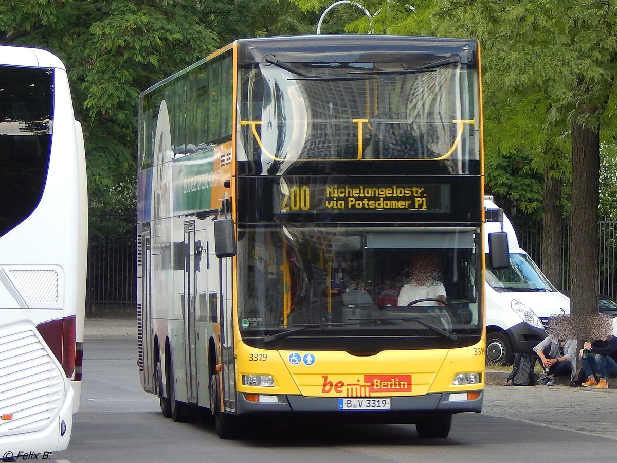 MAN Lion's City DD der BVG in Berlin am 09.06.2016