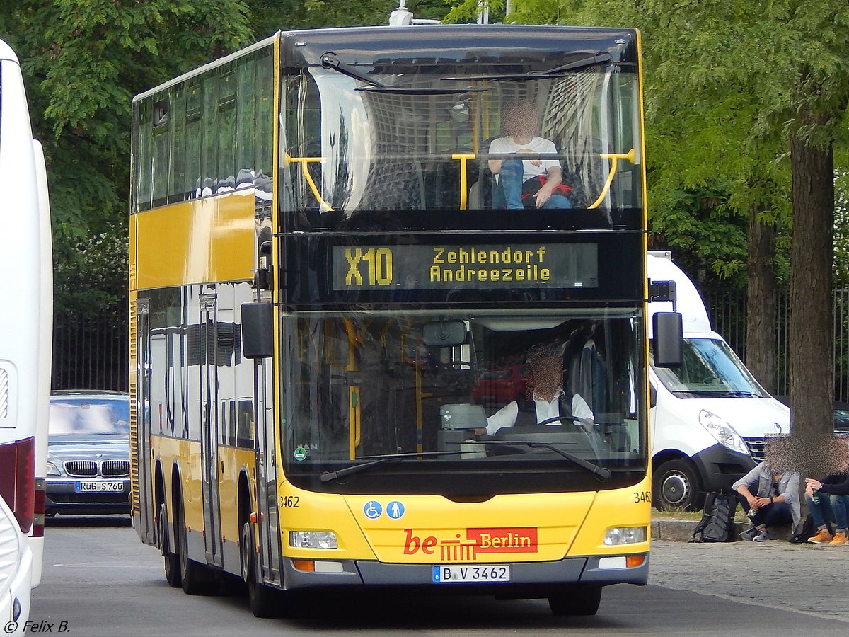 MAN Lion's City DD der BVG in Berlin am 09.06.2016