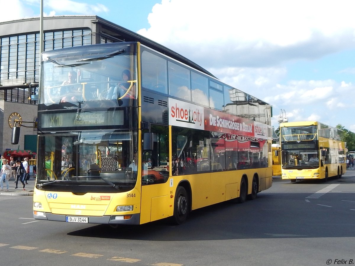 MAN Lion's City DD der BVG in Berlin am 09.06.2016