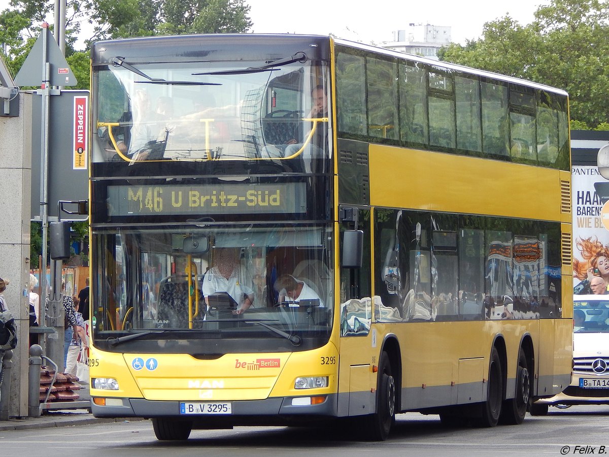 MAN Lion's City DD der BVG in Berlin am 09.06.2016