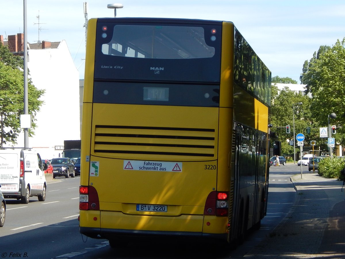 MAN Lion's City DD der BVG in Berlin am 10.06.2016