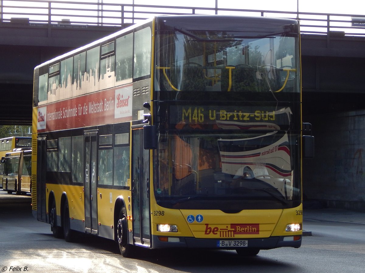 MAN Lion's City DD der BVG in Berlin am 10.06.2016