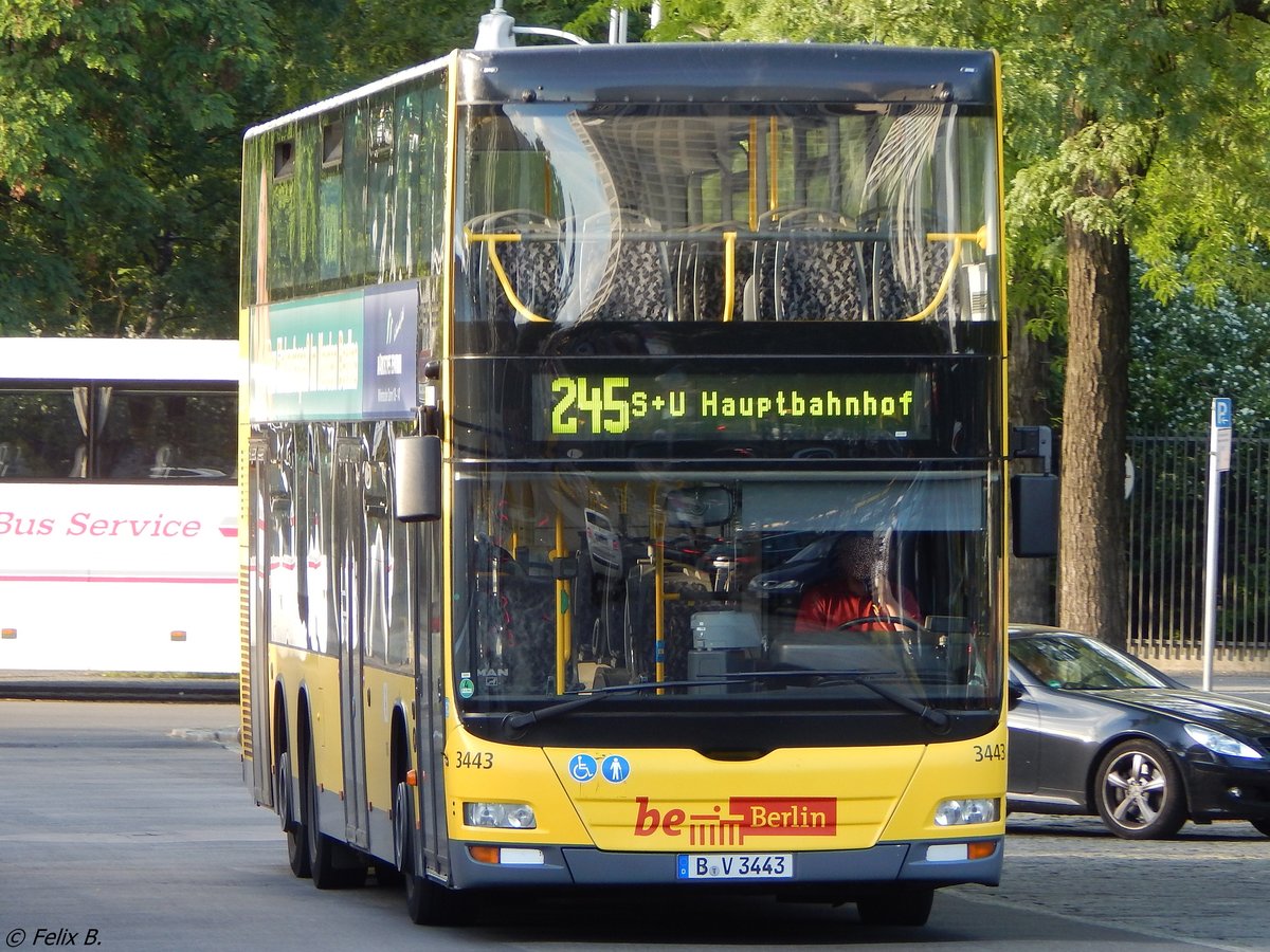 MAN Lion's City DD der BVG in Berlin am 10.06.2016