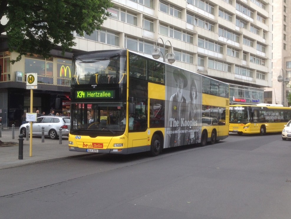 MAN Lions City DL Wg.3470 auf Linie X34 am S+U Zoo, 28.5.15