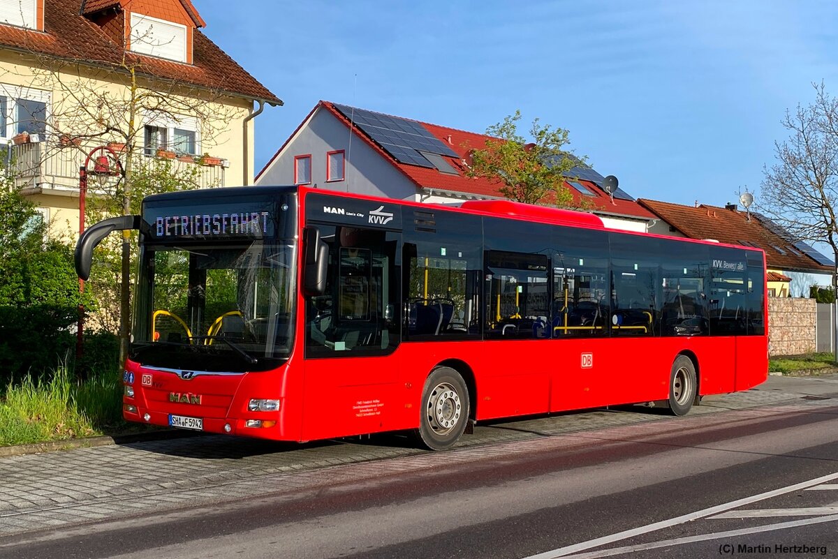 MAN Lion's City  Friedrich Müller Omnibusbetrieb , Bruchsal-Büchenau April 2024