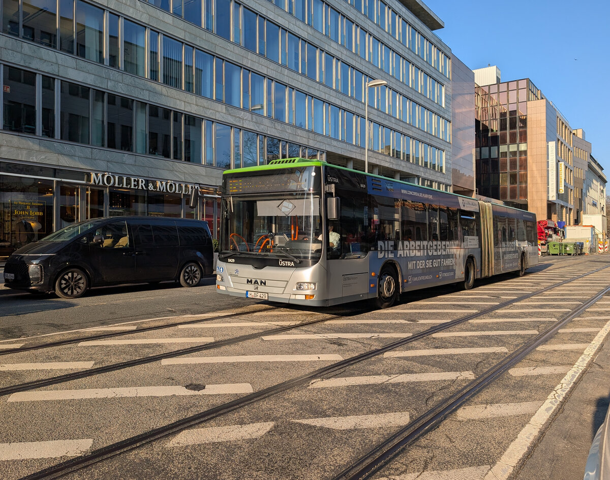 MAN Lion's City G 8429 der �stra, Lavesstra�e in Hannover am 5. M�rz 2026.