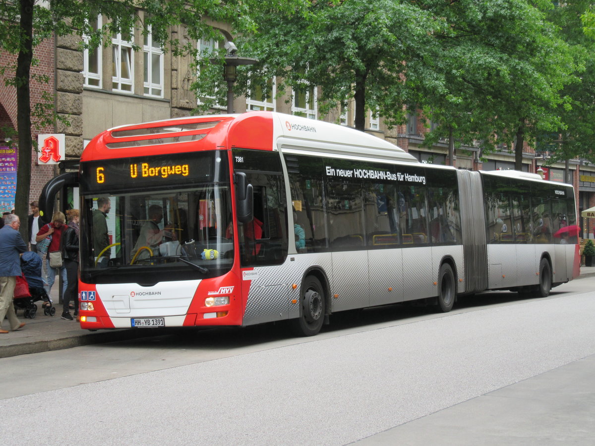 MAN Lions City G der Hamburger Hochbahn in Hamburg