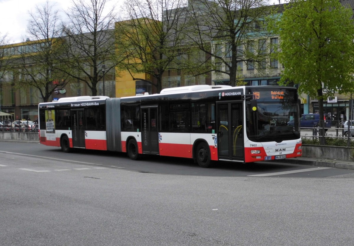 MAN Lions City G HHA 7462 auf Linie M9 am U Wandsbek Markt, 2.5.15