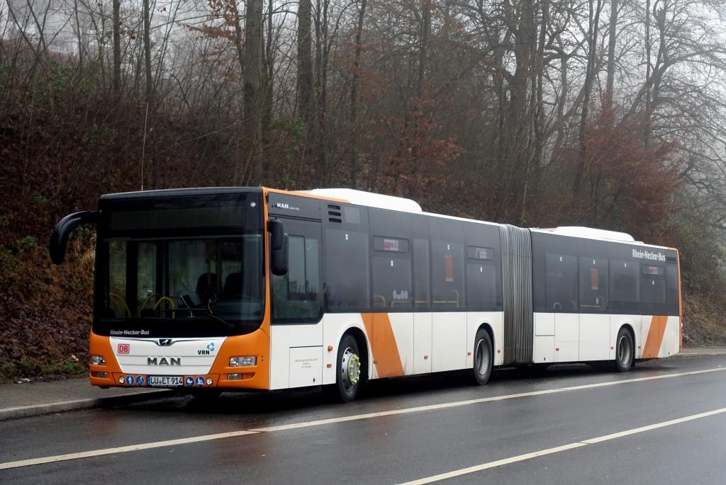 MAN Lion's City G  Rhein-Neckar-Bus , Wilhelmsfeld Dezember 2021