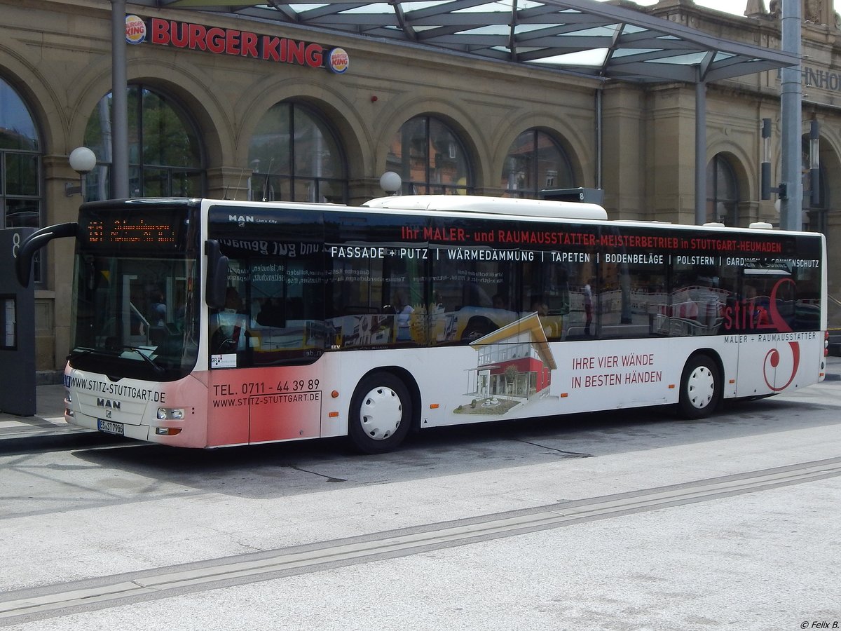MAN Lion's City von GR Omnibus in Esslingen am 18.06.2018