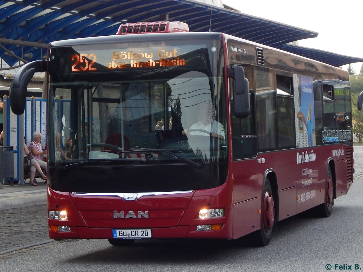 MAN Lion's City von Güstrow-Club-Reisen aus Deutschland in Güstrow am 13.09.2016