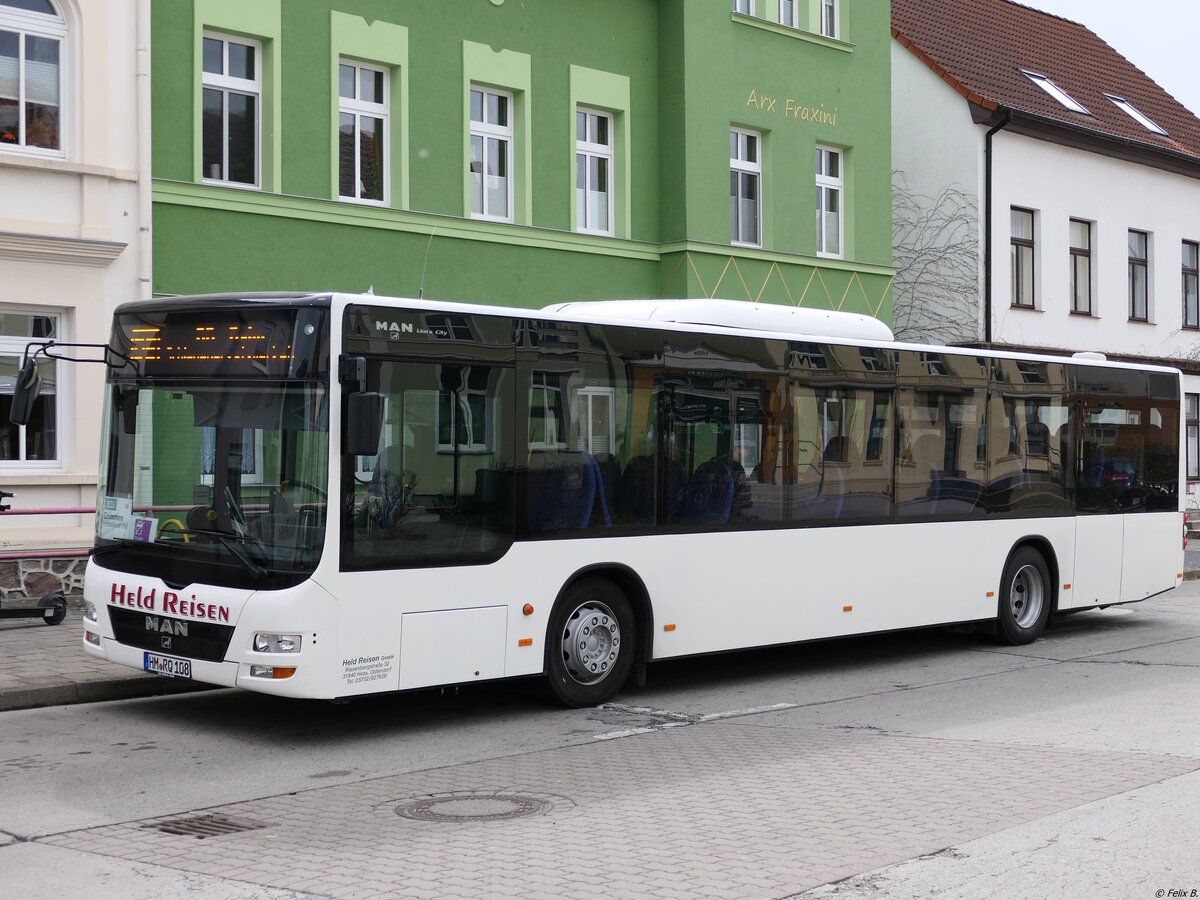 MAN Lion's City von Held-Reisen aus Deutschland in Neubrandenburg am 02.04.2022