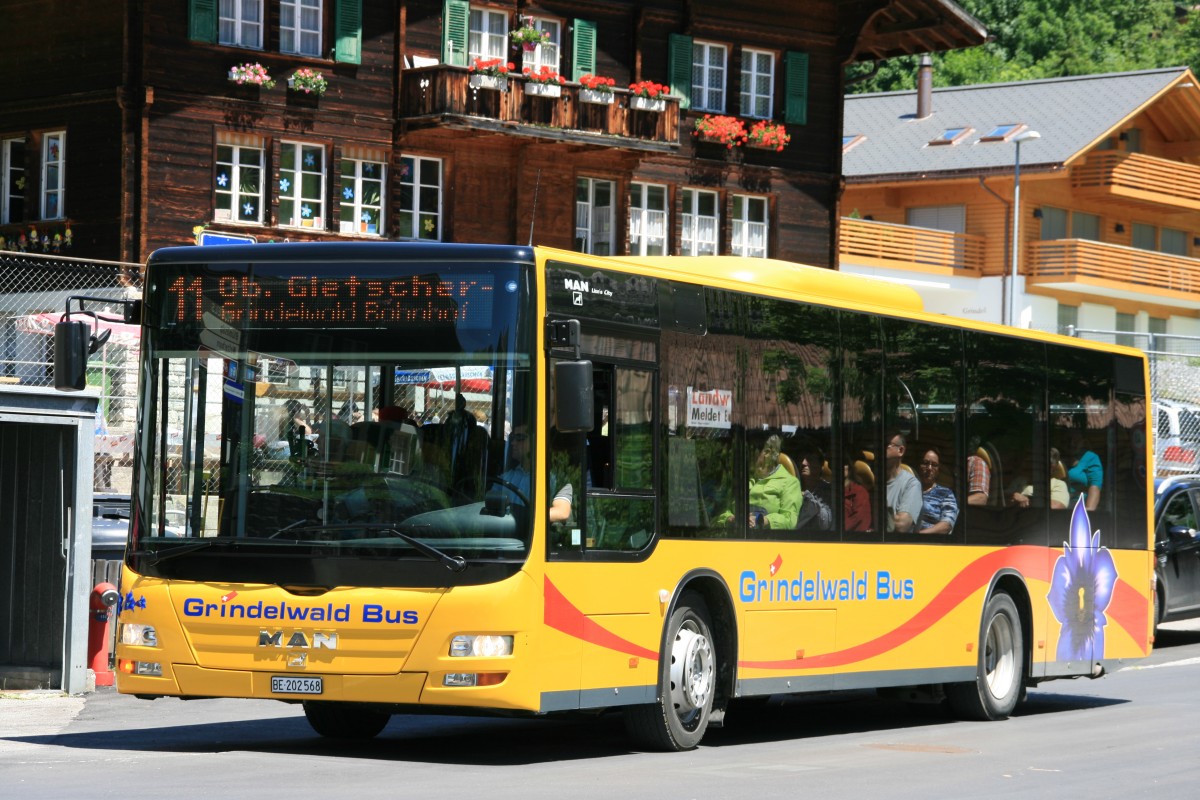 MAN Lion's City K  Grindelwald Bus , Grindelwald/Schweiz 01.07.2014