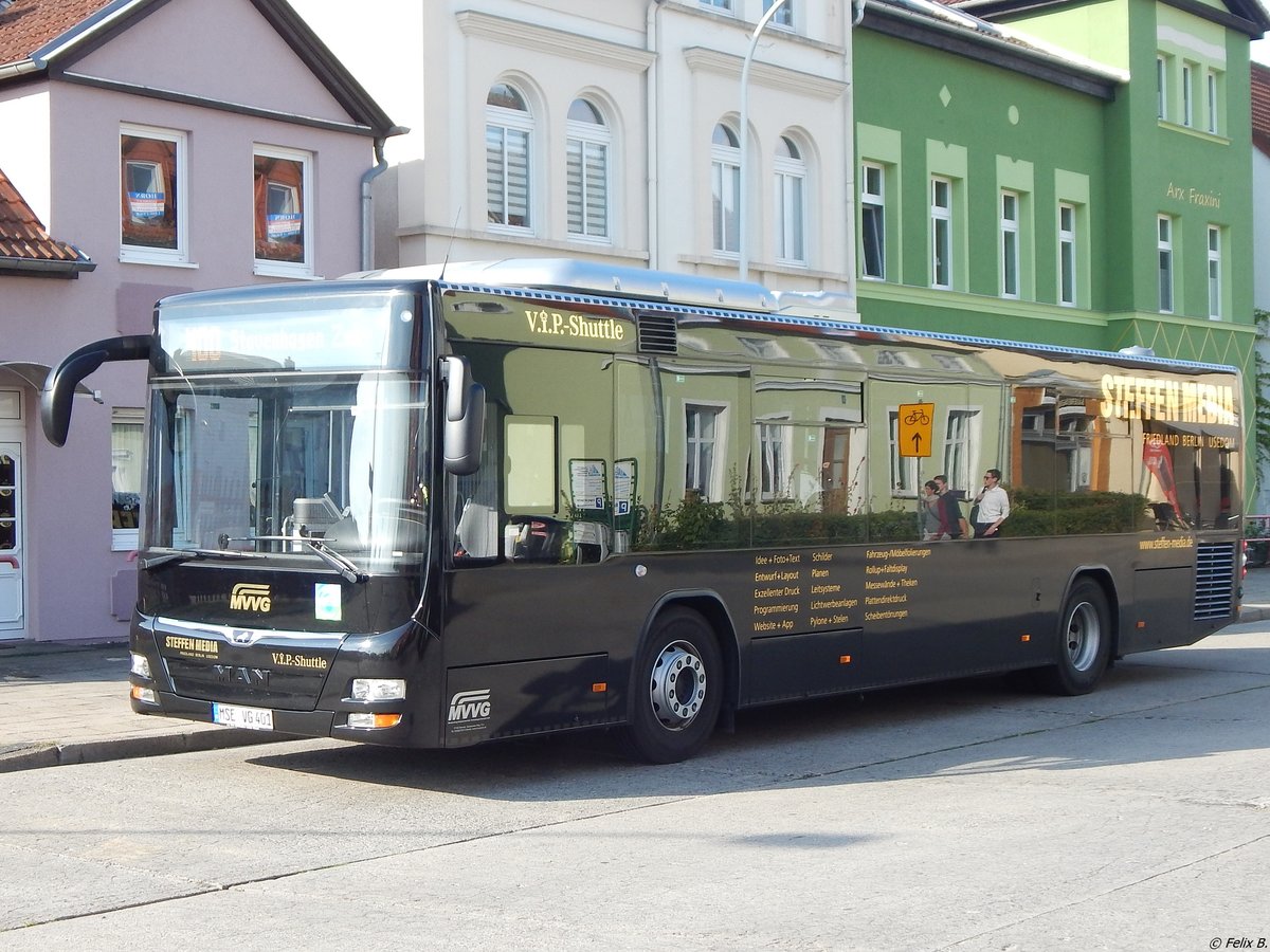 MAN Lion's City LE Ü der MVVG in Neubrandenburg am 13.07.2018