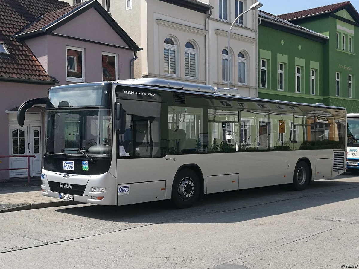 MAN Lion's City LE Ü der MVVG in Neubrandenburg am 13.07.2018